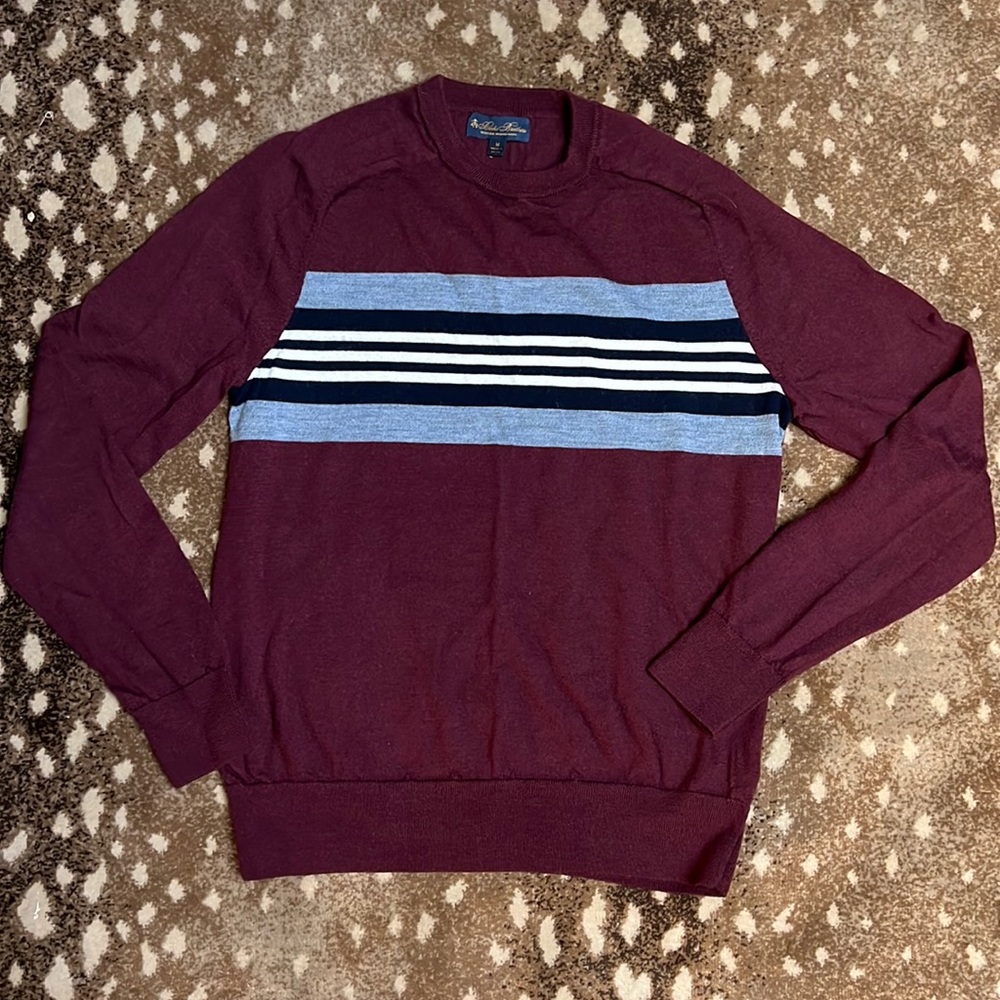 Brooks Brothers Washable Merino Wool Sweater